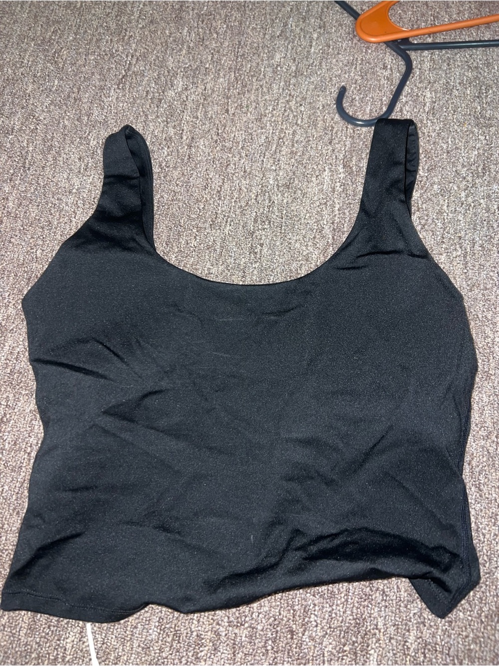 Classic Black Scoop Tank Top - Women